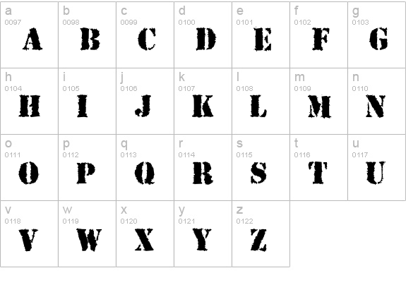 Due Date lowercase a-z preview