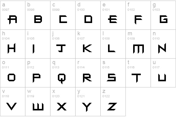 Dupstep Dungeons
 lowercase a-z preview