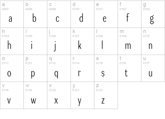 Dynamo L C lowercase a-z preview