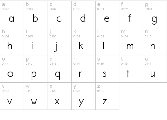 EaglefeatherFormalRegular lowercase a-z preview