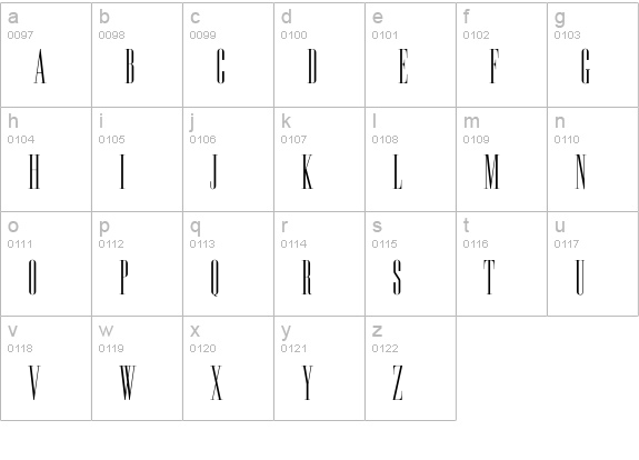 Edition lowercase a-z preview