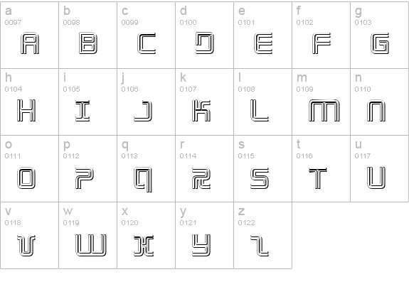 Election Day 3D lowercase a-z preview
