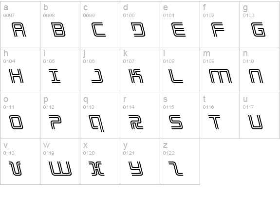Election Day Leftalic lowercase a-z preview