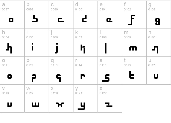 Electric Butterflies
 lowercase a-z preview