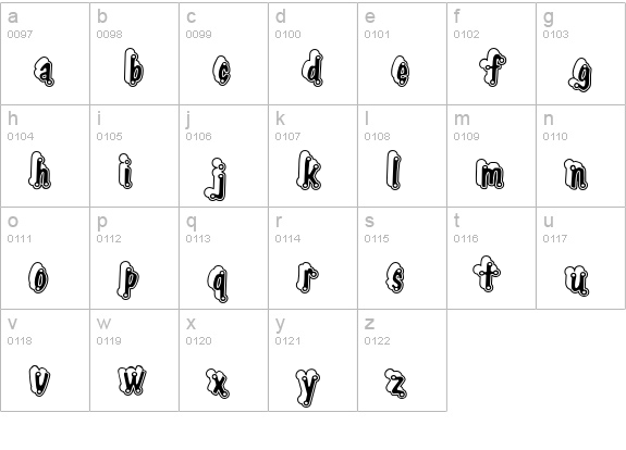 ElliottsTyphpoidMThrDDark lowercase a-z preview