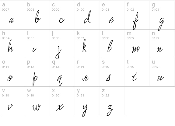 Enchanted Prairie Dog lowercase a-z preview
