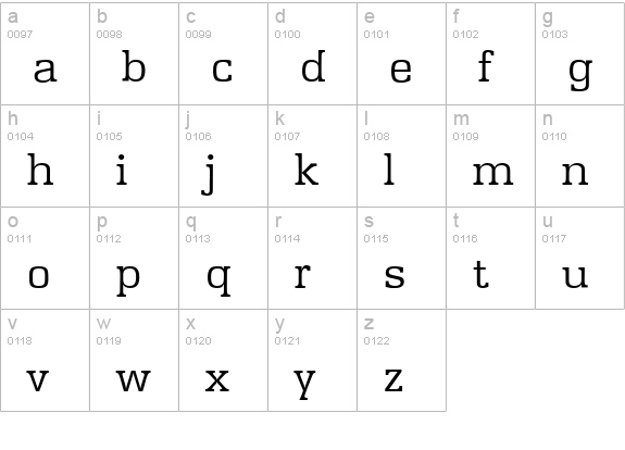EnschedeSerial-Light-Regular lowercase a-z preview