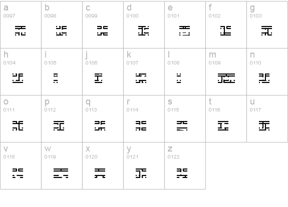 Entangled Layer B BRK lowercase a-z preview