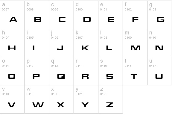 Enterprise lowercase a-z preview