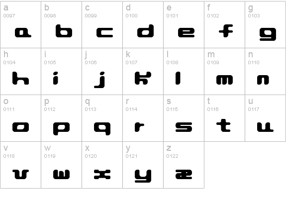 EOPlaï¿¿a english lowercase a-z preview