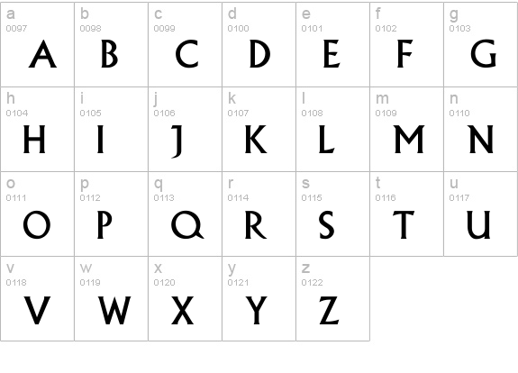 EPISODE I lowercase a-z preview
