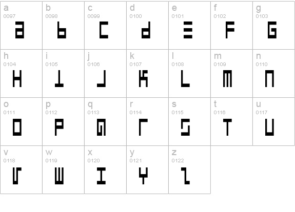 Epps Evans Narrow lowercase a-z preview