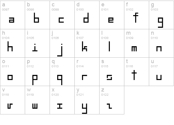 Epps Text lowercase a-z preview