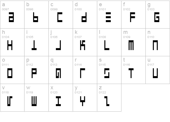EppsEvans-Narrow lowercase a-z preview