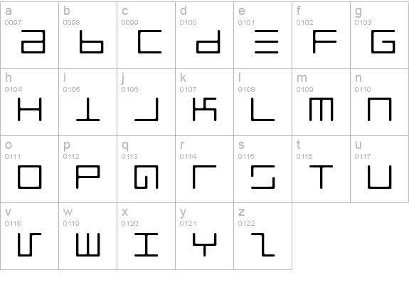 Eppy Evans Round Light lowercase a-z preview