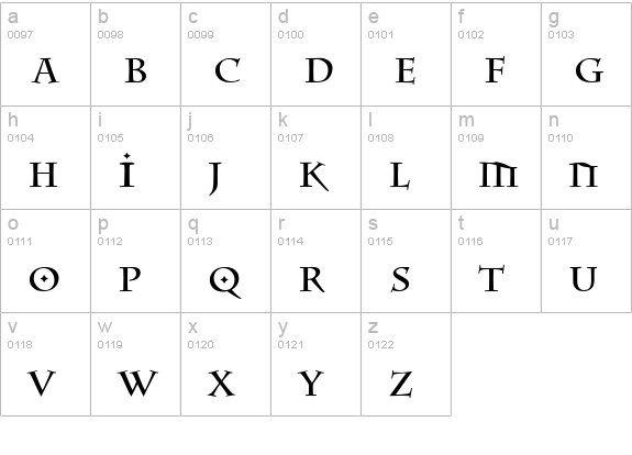 Equipe lowercase a-z preview