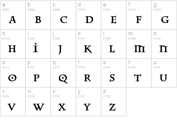 EquipeMedium lowercase a-z preview