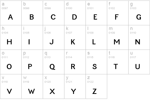 EquipoizeSans-Smallcaps lowercase a-z preview