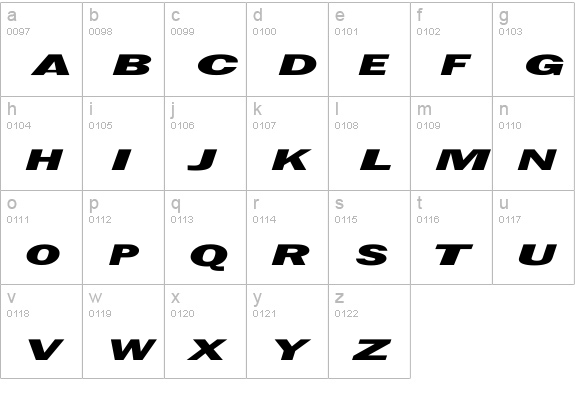 Espionage lowercase a-z preview