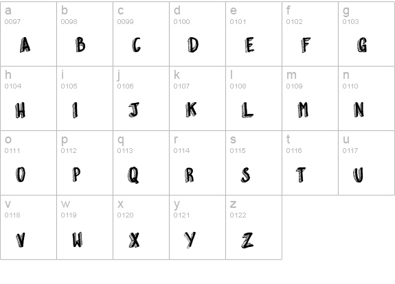 EsquisitoRegular lowercase a-z preview