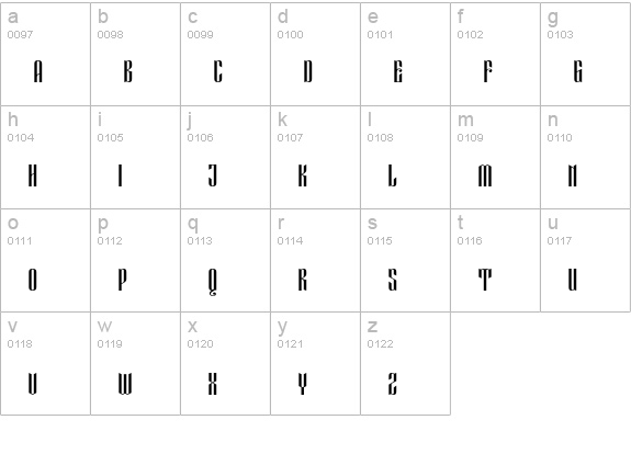 Eveagita Luxury Cap lowercase a-z preview