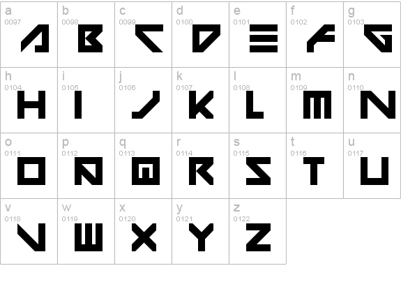 Even Stevens Regular lowercase a-z preview