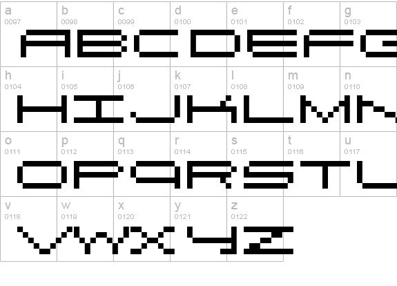 Exceed lowercase a-z preview