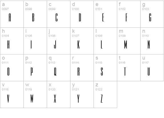 Expel Bold lowercase a-z preview