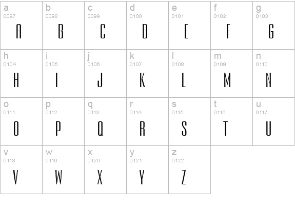 Expel Extended Normal lowercase a-z preview