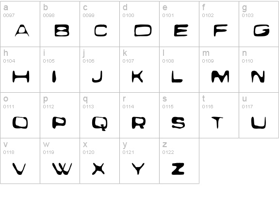 Exploit Plain lowercase a-z preview