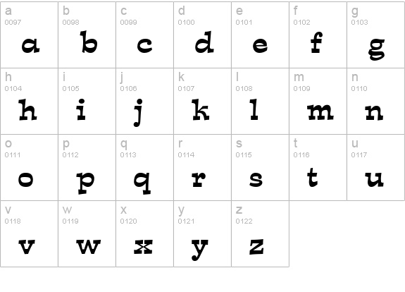 Expo is cool lowercase a-z preview