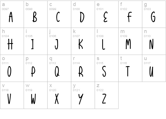 Express Yourself
 lowercase a-z preview