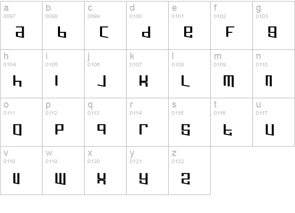 ExtremeRefresh lowercase a-z preview