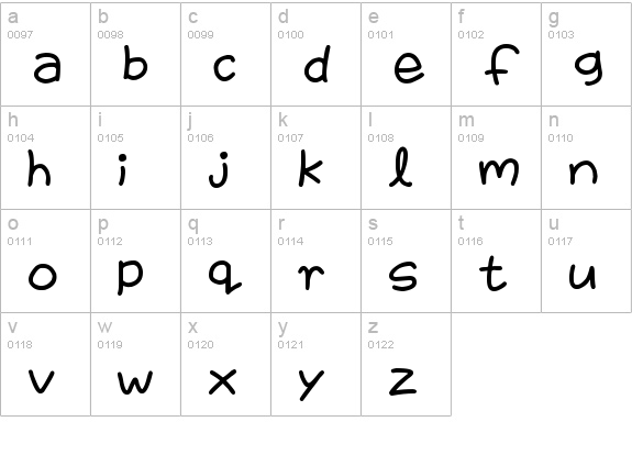 Faires Are Real
 lowercase a-z preview