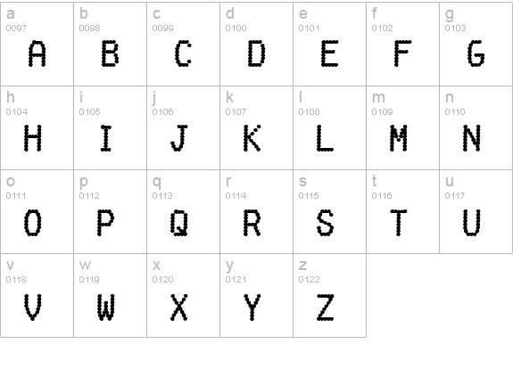 FakeReceipt lowercase a-z preview