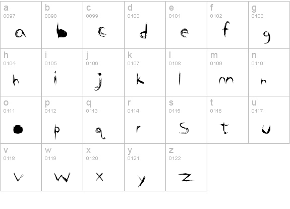 Family Bonding lowercase a-z preview