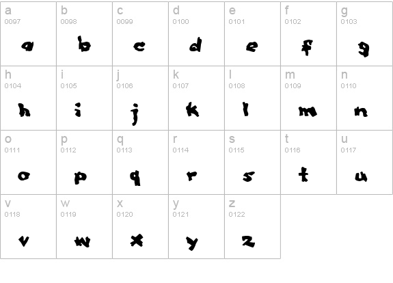 Famous fromage lowercase a-z preview