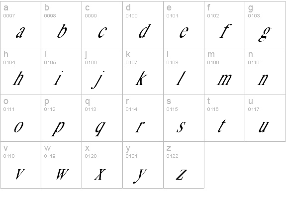 Far Out lowercase a-z preview