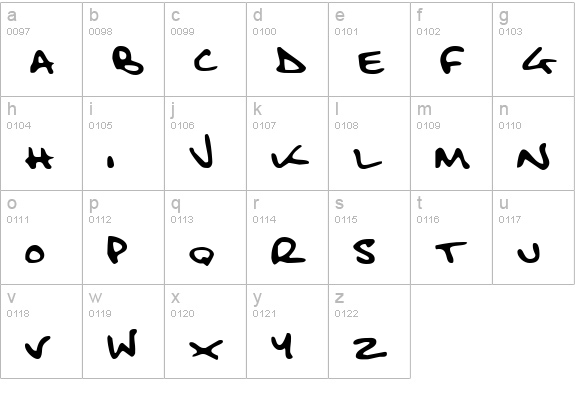 Fatboy Slim BLTC 2 BRK lowercase a-z preview
