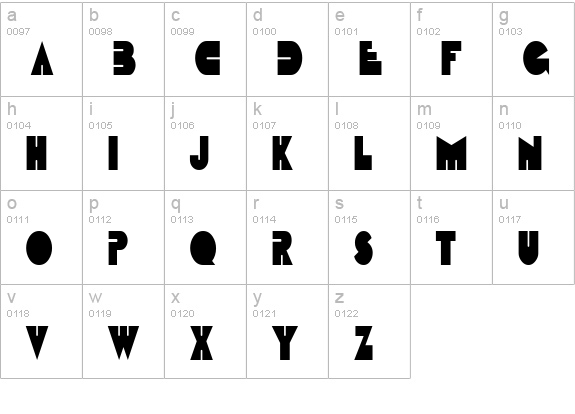 Fatso Thin Normal lowercase a-z preview