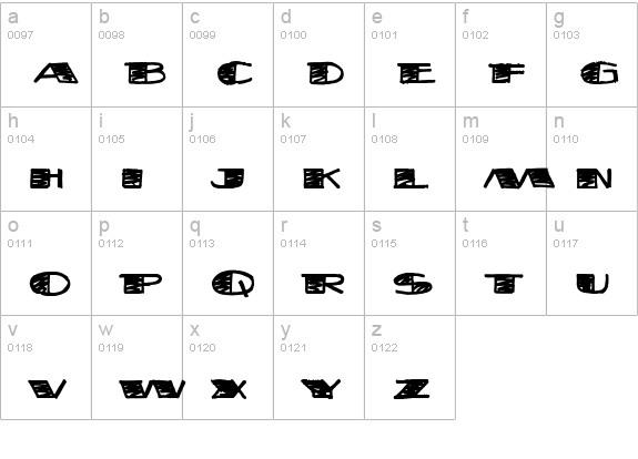 FatStack BB lowercase a-z preview