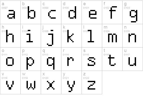 FFF Agent Trial lowercase a-z preview