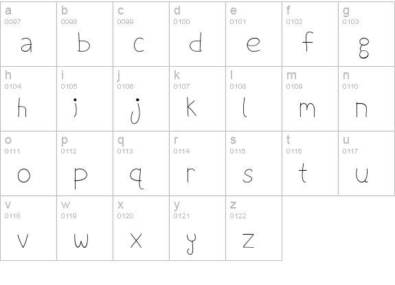 Fight For Our LoveRegular lowercase a-z preview