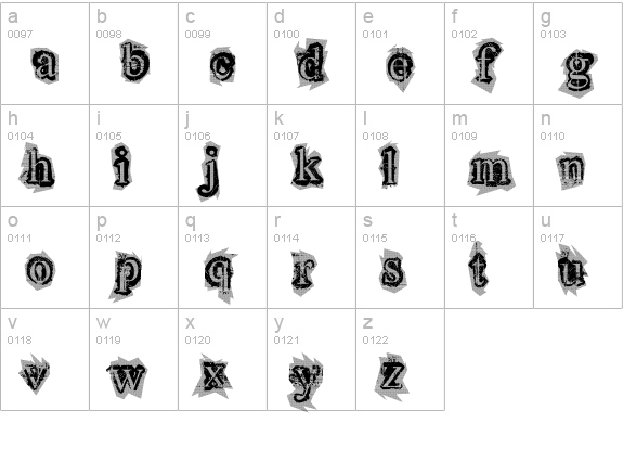 final lap lowercase a-z preview