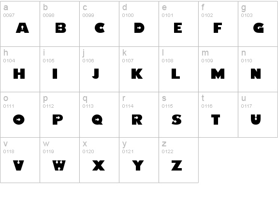 Findet Nemo lowercase a-z preview
