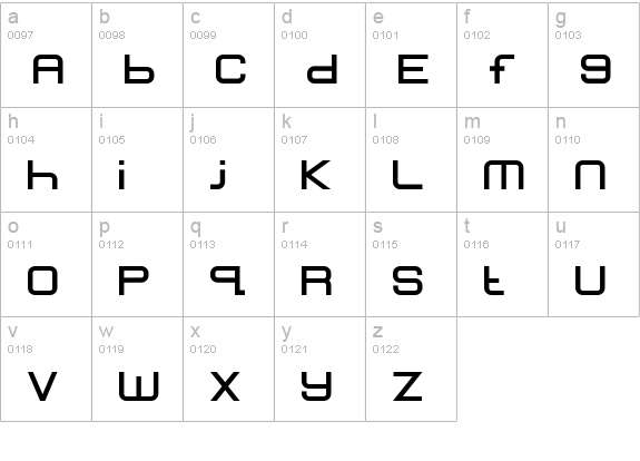 Flotsam Smart lowercase a-z preview
