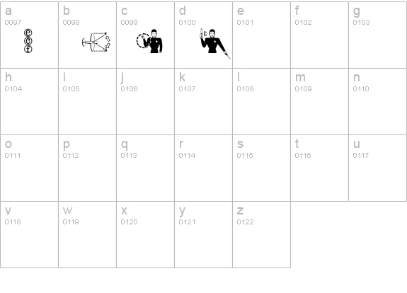 flyboy (eval) lowercase a-z preview