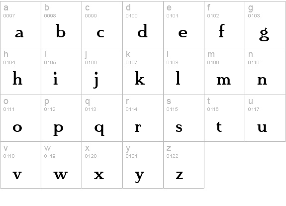 FlyHigh Bold lowercase a-z preview
