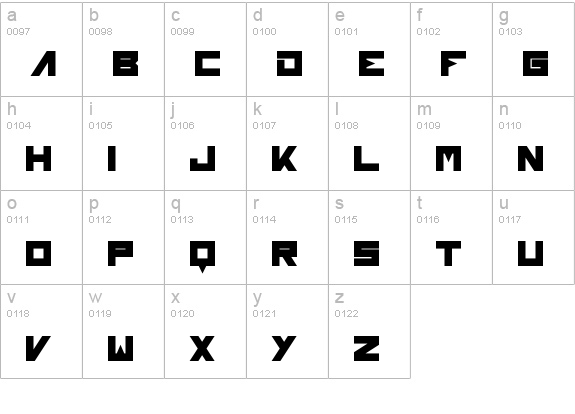 Forever After
 lowercase a-z preview