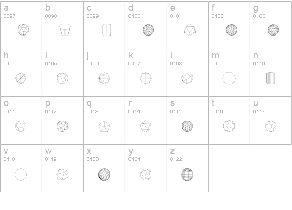 FORM lowercase a-z preview